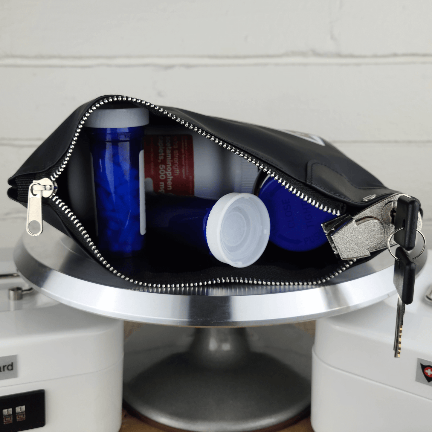 Personal Keyed Locking Medication Bag