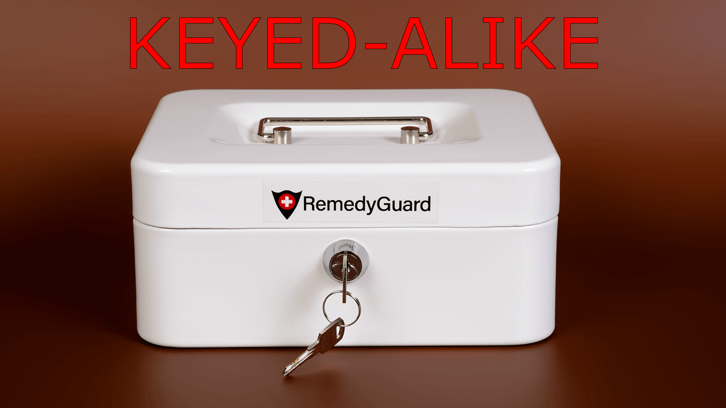 Personal Keyed Medication Lock Box - KEYED ALIKE