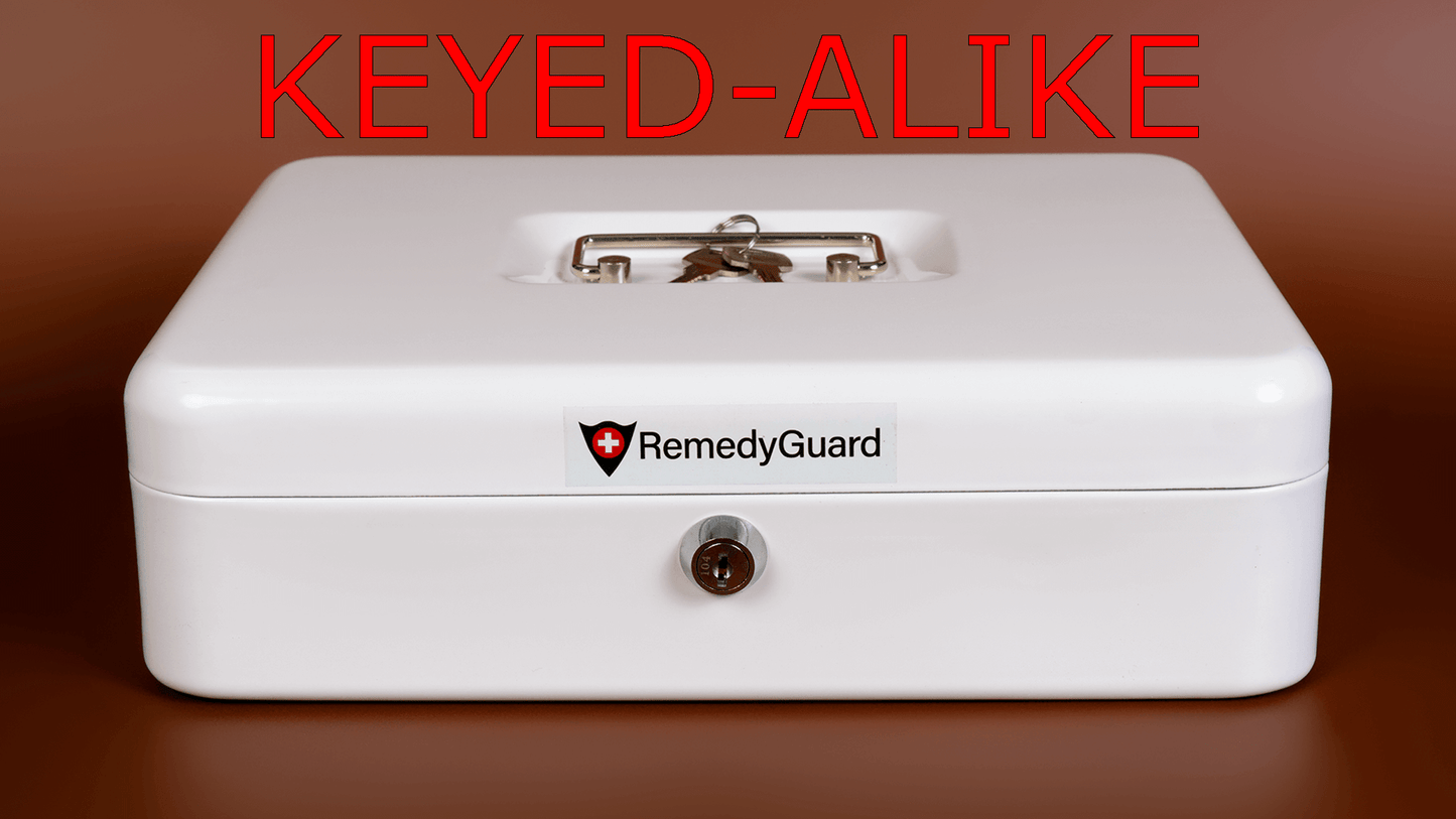 Pro Keyed Medication Lock Box - KEYED ALIKE