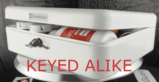 Pro Keyed Medication Lock Box - KEYED ALIKE