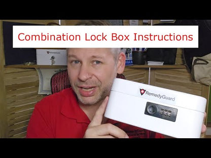 Personal Combination Medication Lock Box