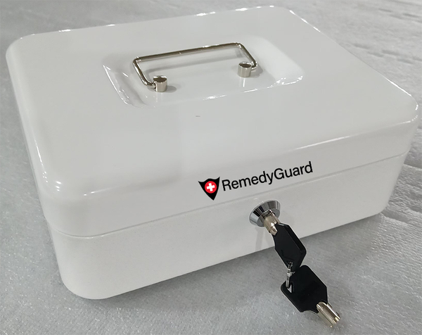 Personal Keyed Medication Lock Box - Tubular Lock – RemedyGuard